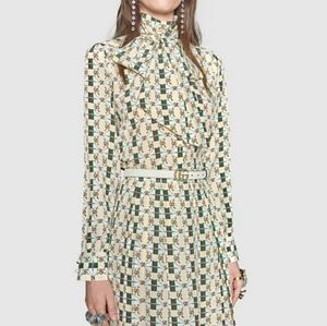 Gucci white belt with Pearl's